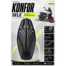 Sulaite Motosiklet Konfor Sele Kılıfı Aprilia Sr Gt 200 Uyumlu Visco Süngerli Sele Pedi