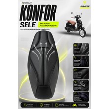 Sulaite Motosiklet Konfor Sele Kılıfı Volta Rs6 Uyumlu Visco Süngerli Sele Pedi