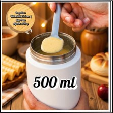 Igloo Uyguna-Yakala 500 Ml-Beyaz Çelik Yemek TERMOSU-ERM.206