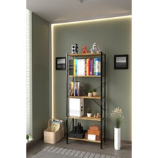 Awox 150 cm Metal Çerçeveli 5 Raflı Modern Dekoratif Kitaplık Çok Amaçlı Ev ve Ofis Raf Sistemi  Bu Başlık; Metal Kitaplık, 5 Raflı Kitaplık, Modern Kitaplık, Dekoratif Kitaplık, Ev/ofis Raf Sistem