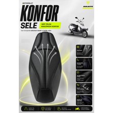 Sulaite Motosiklet Konfor Sele Kılıfı Kuba Vn 50 Pro Uyumlu Visco Süngerli Sele Pedi