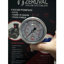 St. Morritz 0-25 Bar Çap Ø63 mm Alttan Bağlantılı Gliserinli Manometre