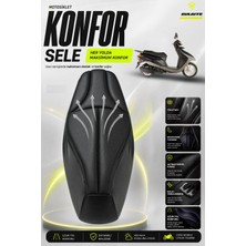 Sulaite Motosiklet Konfor Sele Kılıfı Honda Fizy Uyumlu Ultra Konforlu Visco Süngerli Sele Pedi .