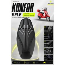 Sulaite Motosiklet Konfor Sele Kılıfı Kuba Bevely Uyumlu Visco Süngerli Sele Pedi