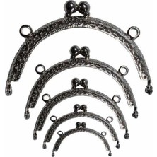 St. Morritz Askılı Cüzdan Klipsi Oval Gümüş ( 1 Adet ) 8 cm