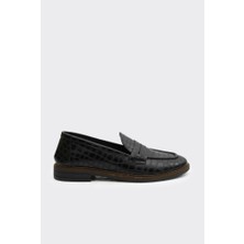 Derinet Günlük Hakiki Deri Kadın Loafer
