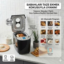 Karaca 15 Program 1500 gr Kapasite Premium Hamur Yoğurma ve Ekmek Yapma Makinesi 45 Farklı Tarifli Kitapçık Hediyeli