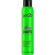 GOT2B Kuru Şampuan Ekstra Ferahlık Elma ve Sandal Ağacı Kokusu Beyaz Kalıntı Bırakmaz* 200 ml