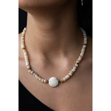 Serenite Collection Sedef ve Turkuaz Taşı Kolye