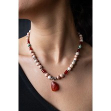 Serenite Collection Akik Taşı Kolye