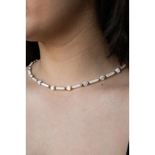 Serenite Collection Cylin Sedef Kalp Kolye