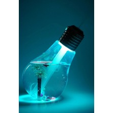 St. Morritz Nanopro Ampul Şekilli Oda/hava Nemlendirici Buharlı 7 LED Işıklı Gece Lambası&oto Kokusu Hediyeli