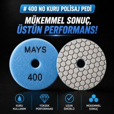 Mays Kuru Polisaj Pedi 100 mm Mermer Granit Porselen Kuvars Çimstone Parlatma Pedi