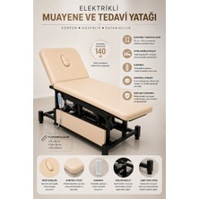 Tagesan TK-509/4 Çift Motorlu Manipülasyon Yatağı Krem 75X190 cm | Elektrikli Fizik Tedavi ve Rehabilitasyon Masası