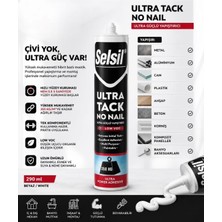 Selsil 290 ml Ultra Tack 350 kg Çivisiz Ultra Güçlü Montaj Yapıştırıcısı