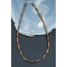 Serenite Collection Jungle Varasit Taşı Kolye