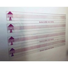 St. Morritz PAN-784 56X110 cm Klavuz Çizgili Kağıt Yazı Tahtası