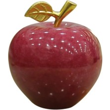 St. Morritz Oniks Taşı Elma 4 cm 'kırmızı'