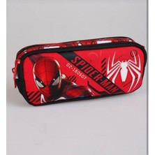 Cg Boutique Spıderman Örümcek Adam Gamevers Collection Kalem Çantası Süper Kalite Kırmızı Siyah