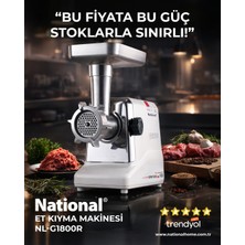 National NL-G1800R 1800W Et Kıyma Makinesi - 5 In 1 Rende Özellikli