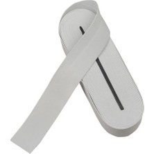 Renas Store Beyaz - 4cm Paça Lastik Yassı Geniş 10MT BX40