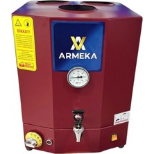 St. Morritz Çay Kazanı Çaymatik Lüx Red Çay Makinesi 45 Litre Çay Kazanı