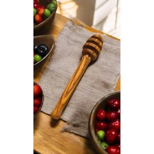 St. Morritz 16 cm Bal Kaşığı Zeytin Ağacı Doğal Ahşap El Yapımı
