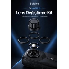 Sulaite Insta 360 X5 Lens Değiştirme Kiti