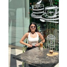 Cherie Style Kadın Halter Yaka Esnek Crop Atlet Bralet