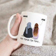 St. Morritz Kişiye Özel Arkadaş Tasarımlı Kupa Bardak