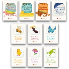 Kumdan Kale Yayınları Les Saisons Et La Nature – Fransızca Mevsimler ve Doğa Seti (0-6 Yaş) 10 Kitap