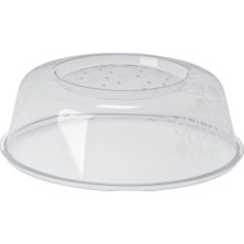 St. Morritz Mikrodalga Yanmaz Kapak Çap 26X9 cm Gıda Koruma Kapağı Polipropilen Plastik