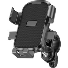 Sulaite Motosiklet Bisiklet / Scooter Uyumlu Telefon Tutucu Motor Telefon Tutucu Tak-Çıkar Ayna ve Gidon Bağlatılı