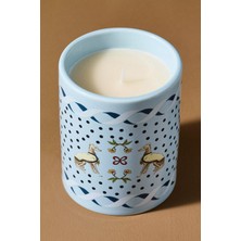 Anthropologie Maeve Scarf Vanilla Bean & Apple Aromalı Seramik Mum 35 Saat