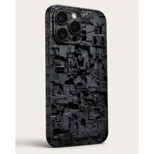 Piyatech Siber Mekanik Siyah — Tüm Telefon Modellerine Uyumlu Kaplama - Sipariş Sonrası Marka ve Modelinizi Iletiniz