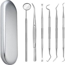 Renas Store 6 Parça Kutulu Ağız Bakımı Diş Bakım Seti Ağız Hijyen Takımı BX40