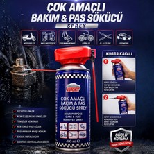 Multi Trendy Çok Amaçlı Bakım ve Pas Sökücü Sprey 400 ml Kobra Başlıklı Yağlayıcı Koruyucu Sprey