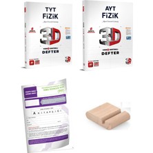 3D Yayınları Tyt Fizik + Ayt Fizik Video Destekli Defter - Yks 2027 + Telefon Tutucu + Tyt Deneme