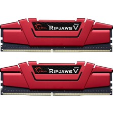 Alfamaks Gskill Ripjawsv Red 32GB (2X16GB) 3200MHZ Ddr4 Ram F4-3200C16D-32GVR