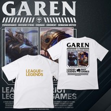 Tottobene League Of Legends -Garen- Baskılı Oversize T-Shirt