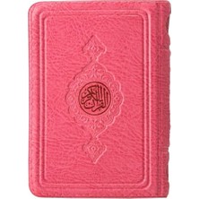 Lisinya Cep Boy Kur'an-I Kerim (Pembe, Kılıflı, Mühürlü)
