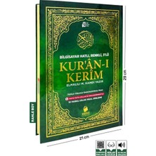 Lisinya Türkçe Okunuşlu Kuranı Kerim ve Meali 3’lü (Üçlü)-Rahle Boy