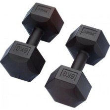 Renas Store 6kg Plastik Köşeli Dambıl 2 Parça BX40