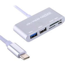 Eseno Select USB Type-C Otg Combo USB 3.0 Hub+Kart Okuyucu