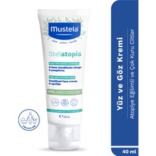 Mustela %97 Doğal İçerikli Stelatopia Yüz ve Göz Çevresi Çok Kuru ve Atopik Cilt Nemlendirici Yüz Krem 40ml
