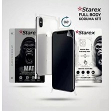 Honor X80İ Uyumlu Nano Ekran Koruyucu Matte Hayalet - Full Arka Kaplama 360 Koruma Starex