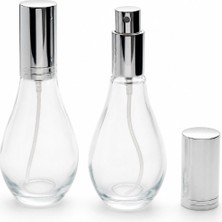 Ferden Ferda 20 Adet Boş Cam Parfüm Şişe, 70 Ml, Armut Model