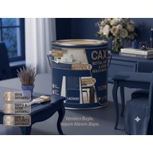 CAXCOLORS Cax Ahşap ve Mobilya Boyası 1 Litre - Masa, Sehpa, Mutfak Dolabı ve Kapı Boyası (Isıya ve Sıvıya Dayanıklı)