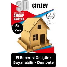 St. Morritz Özel Üretim 3 Boyutlu Minyatür Ahşap Maket - Eğitici ve Hobi Oyunu