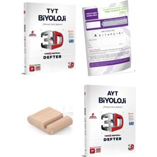 3D Yayınları Tyt Biyoloji+ Ayt Biyoloji Video Destekli Defter - Yks 2027 + Telefon Tutucu + Tyt Deneme